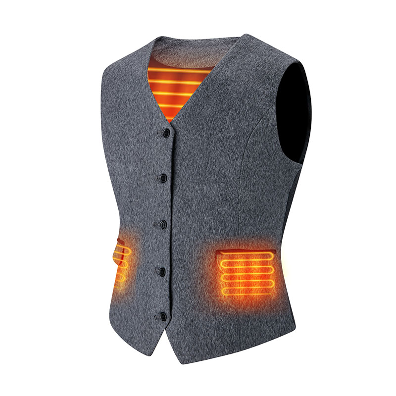 Nyt trendprodukt i Amazon, Battery Power Heated Waistcoat til mænd